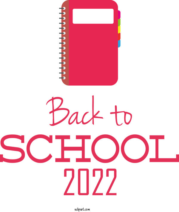 Free Holiday Logo Font Line For Back To School 2022 Clipart Transparent Background