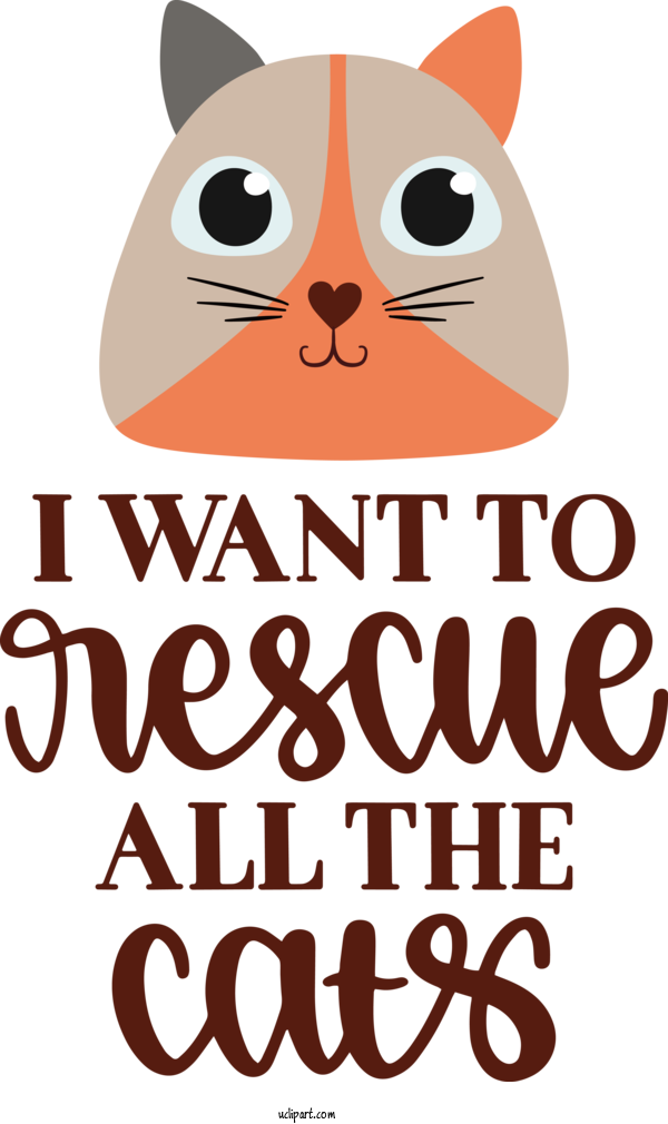 Free Holiday Cat  Cat Like For Cat Day Clipart Transparent Background