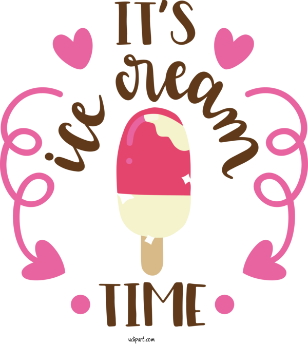 Free Holiday Flower Cartoon Line For Ice Cream Time Clipart Transparent Background