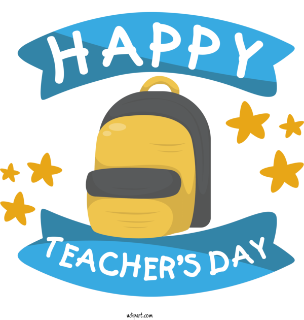 Free Holidays Human Logo Yellow For Teachers Day Clipart Transparent Background