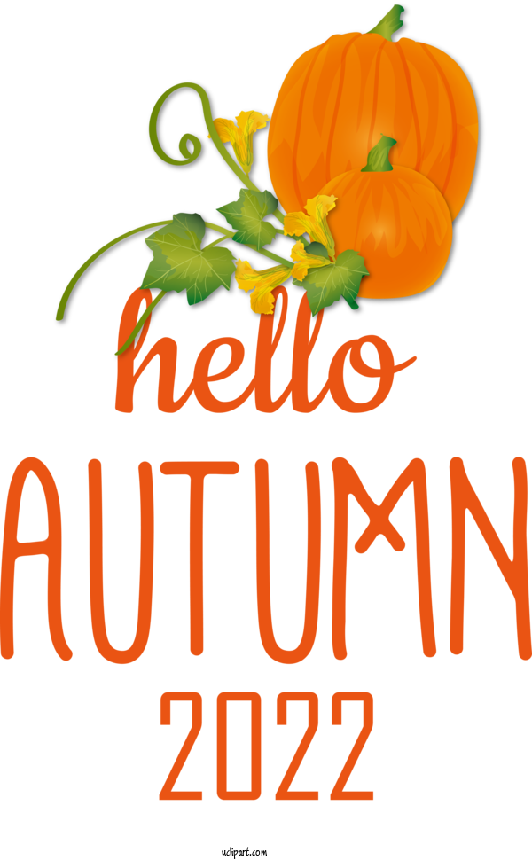 Free Nature Pumpkin Fruit Natural Food For Autumn Clipart Transparent Background