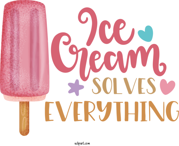 Free Food Font Lips For Ice Cream Clipart Transparent Background