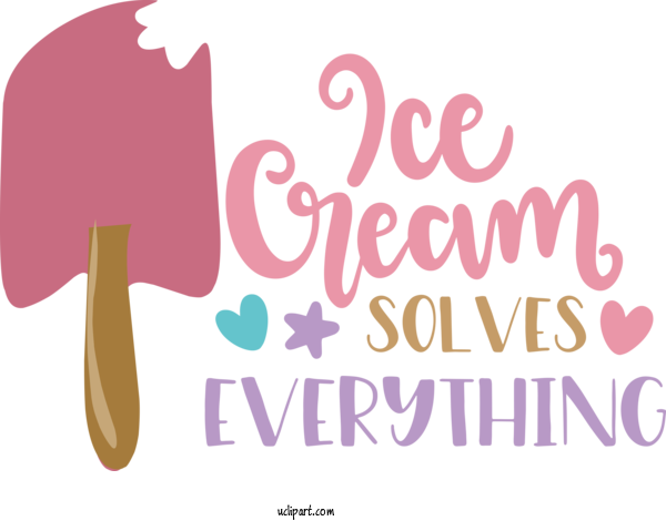 Free Food Design Logo Violet For Ice Cream Clipart Transparent Background