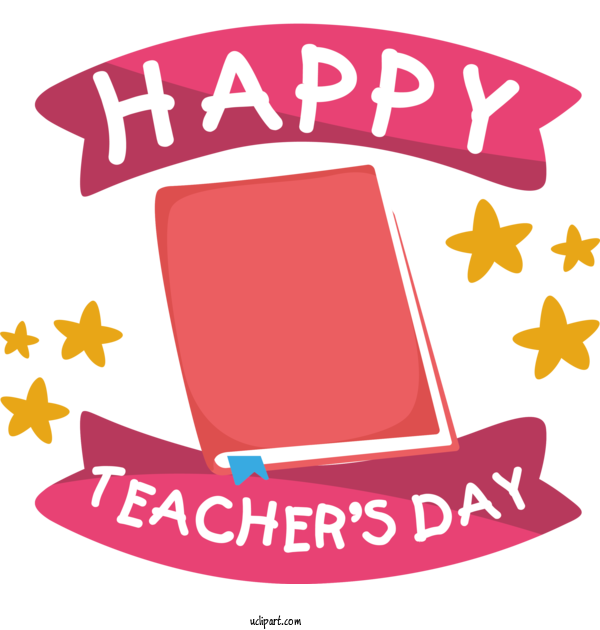 Free Holidays Logo Line Pink For Teachers Day Clipart Transparent Background