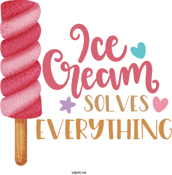 Free Food Confectionery Confectionery Font For Ice Cream Clipart Transparent Background