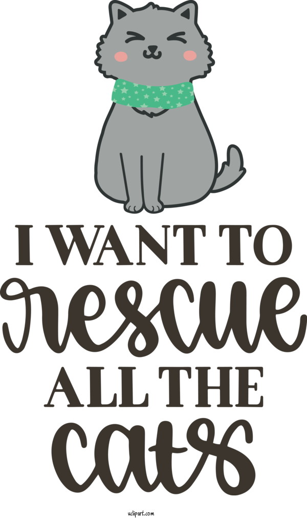 Free Animals Design Human Logo For Cat Clipart Transparent Background