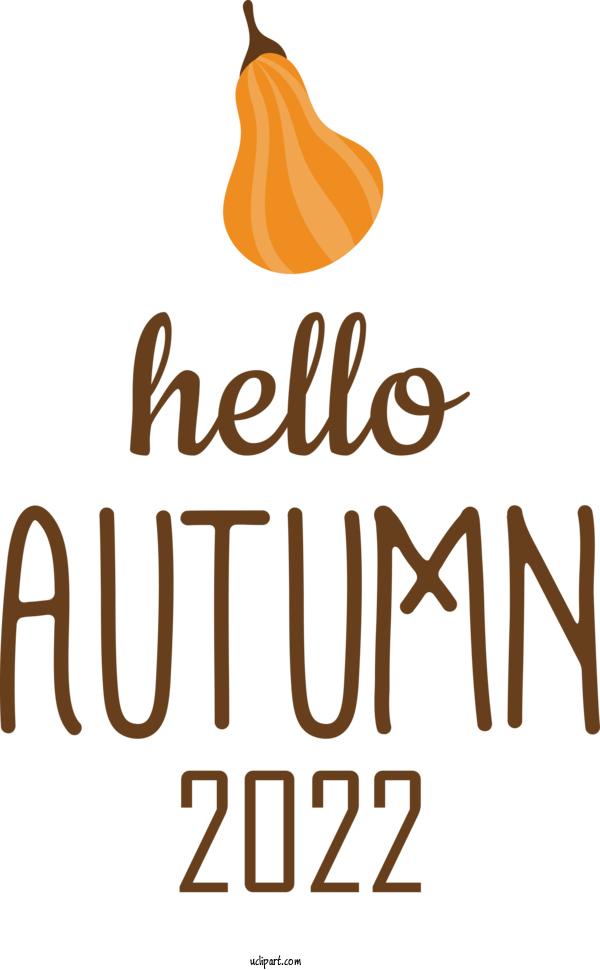 Free Nature Logo Orange Line For Autumn Clipart Transparent Background