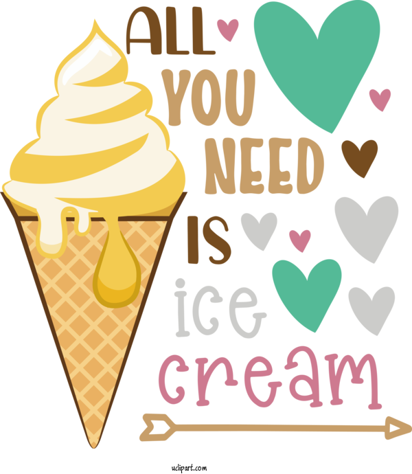 Free Food Ice Cream Sundae Ice Cream Cone For Ice Cream Clipart Transparent Background