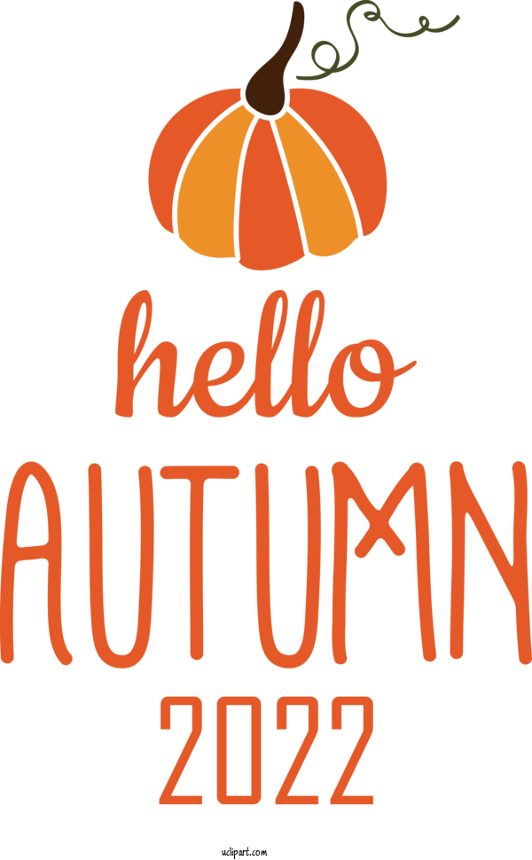 Free Nature Logo Text Line For Autumn Clipart Transparent Background