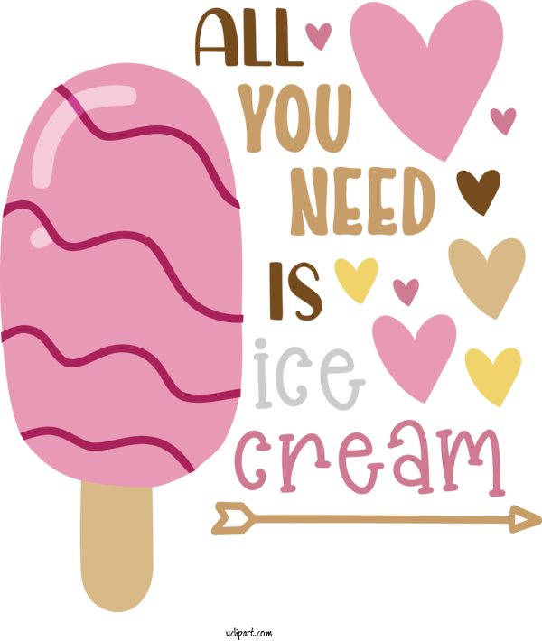 Free Food Design M 095 Heart For Ice Cream Clipart Transparent Background