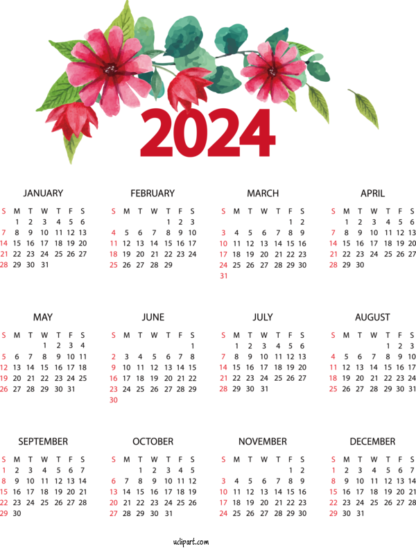 Free 2024 Calendar Calendar May Calendar Month For 2024 Yearly Calendar Clipart Transparent Background