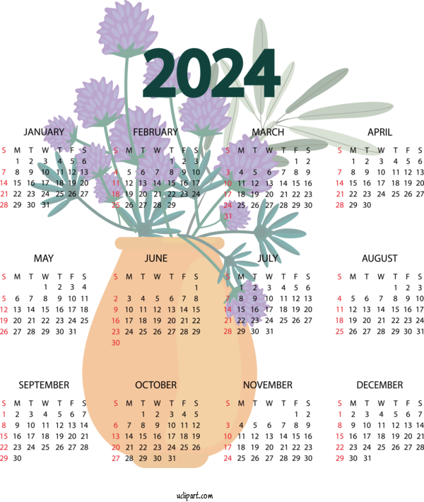 Free 2024 Calendar Calendar May Calendar Gregorian Calendar For 2024 Yearly Calendar Clipart Transparent Background