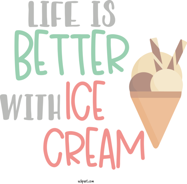 Free Food Logo Design Text For Better Ice Cream Clipart Transparent Background