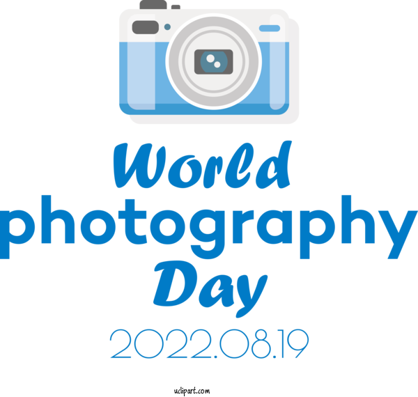 Free Holiday Logo  M  Accessories T Shirt Logo For World Photography Day Clipart Transparent Background