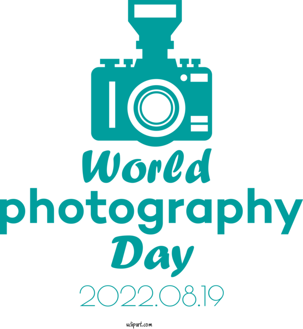 Free Holiday Logo Design Text For World Photography Day Clipart Transparent Background