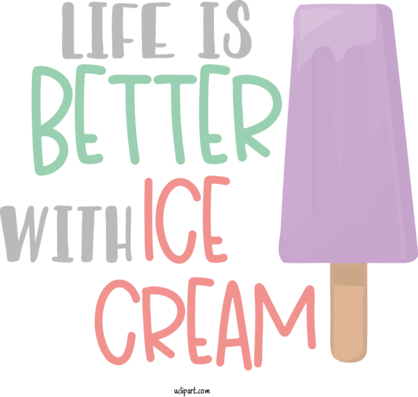 Free Food Logo Font Design For Better Ice Cream Clipart Transparent Background