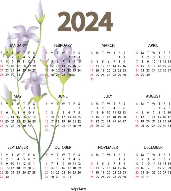 Free 2024 Calendar Calendar 2023 Chinese Calendar For 2024 Yearly Calendar Clipart Transparent Background