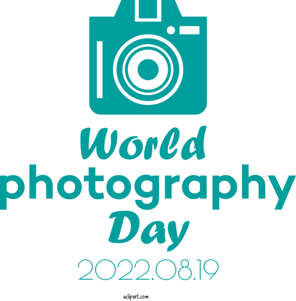 Free Holiday Logo Line Design For World Photography Day Clipart Transparent Background
