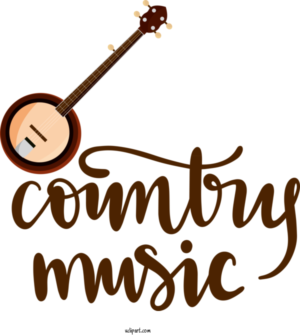 Free Holiday String Instrument Logo Musical Instrument Accessory For Country Music Clipart Transparent Background