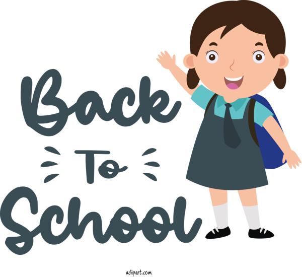 Free Holiday Human  Cartoon For Back To School Clipart Transparent Background