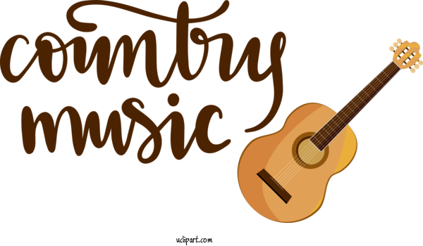 Free Holiday Guitar Accessory Acoustic Guitar String Instrument For Country Music Clipart Transparent Background