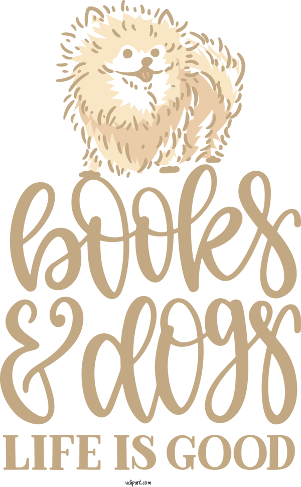 Free Animals Flower Calligraphy White For Dog Clipart Transparent Background