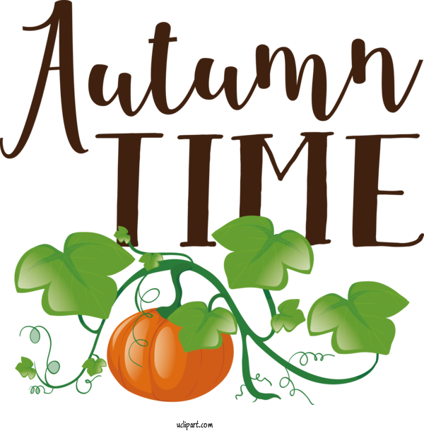 Free Nature Pumpkin Grape Pumpkin Leaves For Autumn Clipart Transparent Background