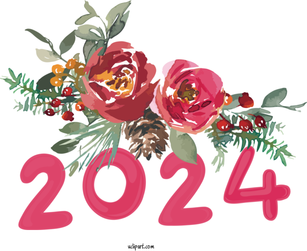 Free Holidays Rhode Island School Of Design (RISD) Flower Design For New Year 2024 Clipart Transparent Background