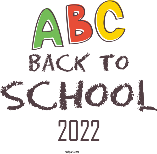 Free School Logo Sign Number For Back To School Clipart Transparent Background