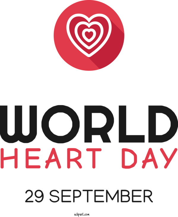 Free Holidays Logo English Language Meter For World Heart Day Clipart Transparent Background