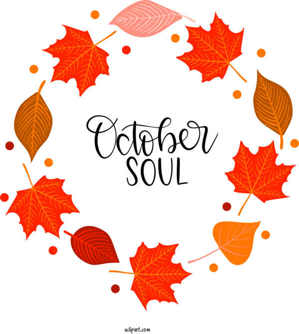 Free Nature Leaf Tree Design For Autumn Clipart Transparent Background