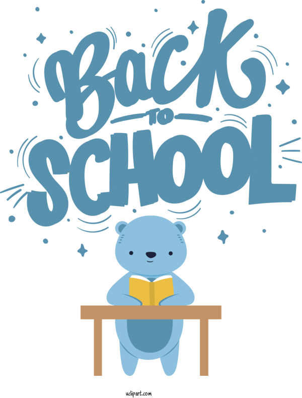 Free School Human Logo Cartoon For Back To School Clipart Transparent Background