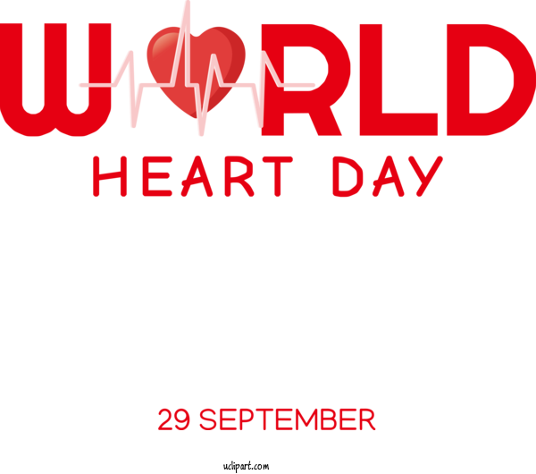 Free Holidays Ziyaz Logo Font For World Heart Day Clipart Transparent Background