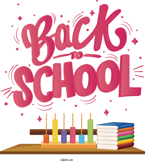 Free School Design Line Mathematics For Back To School Clipart Transparent Background