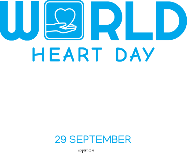 Free Holidays Logo Font Organization For World Heart Day Clipart Transparent Background
