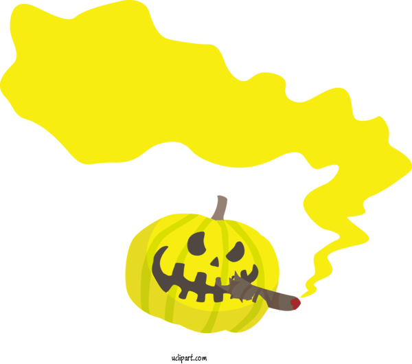 Free Holidays Pumpkin Leaf Cartoon For Halloween Clipart Transparent Background