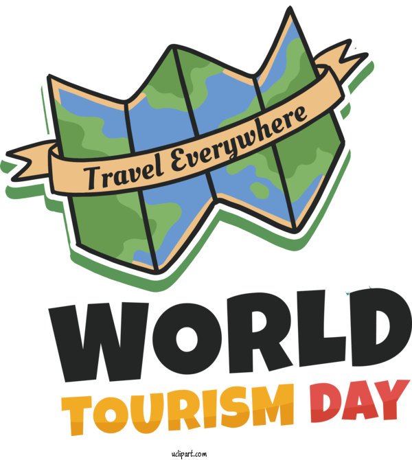 Free Holiday Logo Design Plant For World Tourism Day Clipart Transparent Background