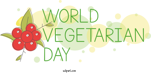 Free Holidays Leaf Floral Design Design For World Vegetarian Day Clipart Transparent Background