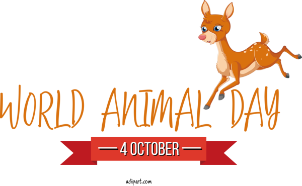 Free Holidays Cat Border Collie Deer For World Animal Day Clipart Transparent Background