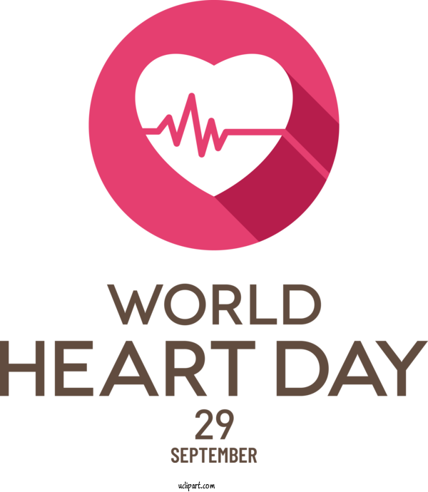 Free Holidays University Of Calgary Logo Line For World Heart Day Clipart Transparent Background