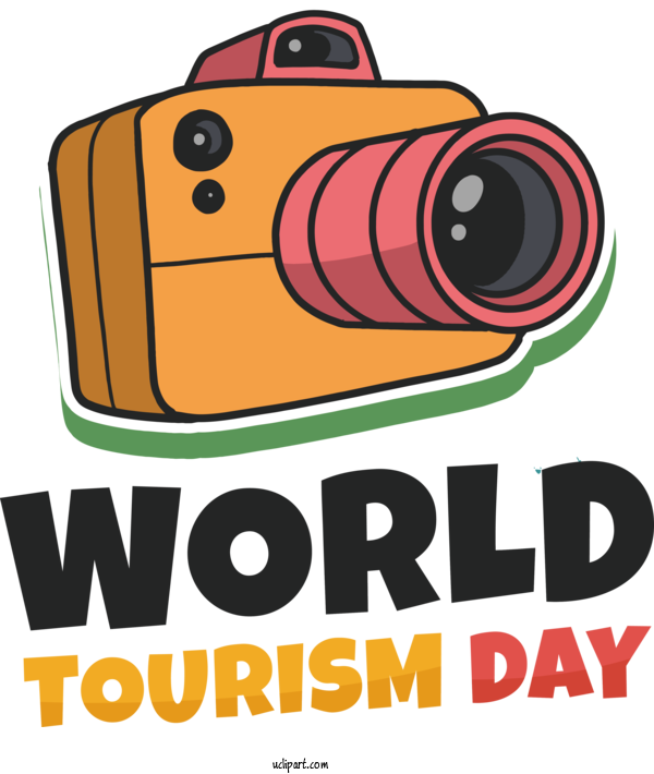 Free Holiday Logo Cartoon Design For World Tourism Day Clipart Transparent Background