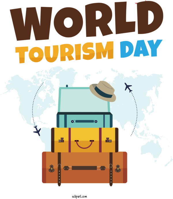 Free Holiday Baggage Bag Tourism For World Tourism Day Clipart Transparent Background