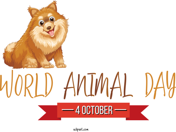 Free Holidays Dog Alphabet Royalty Free For World Animal Day Clipart Transparent Background