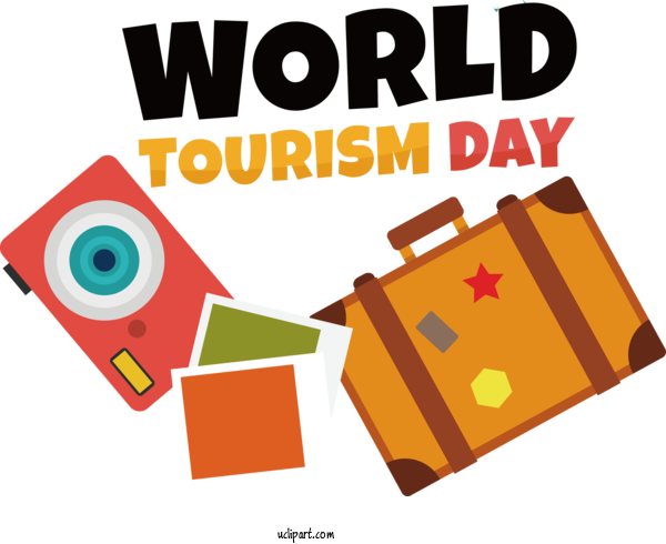 Free Holiday Logo Design For World Tourism Day Clipart Transparent Background