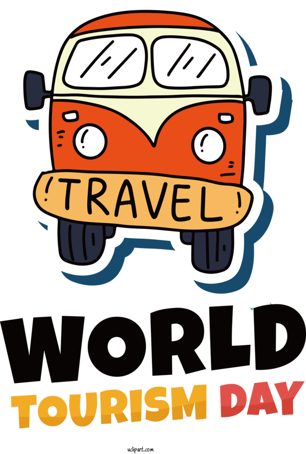 Free Holiday Human Logo Cartoon For World Tourism Day Clipart Transparent Background