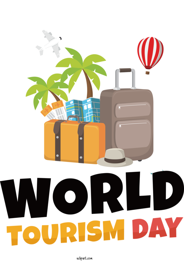 Free Holiday Human Design Logo For World Tourism Day Clipart Transparent Background