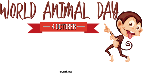 Free Holidays Lemurs Lion World Animal Day For World Animal Day Clipart Transparent Background