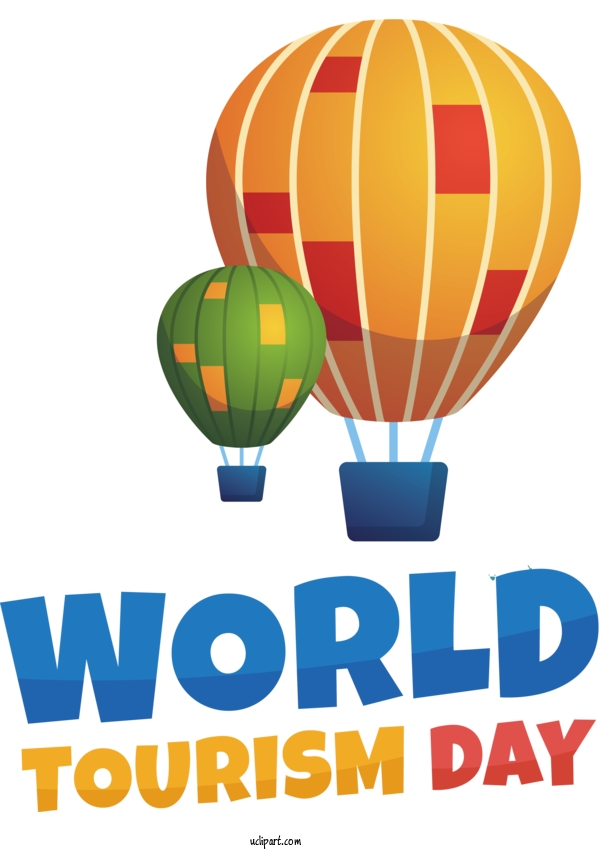 Free Holiday Balloon Hot Air Balloon Hot For World Tourism Day Clipart Transparent Background