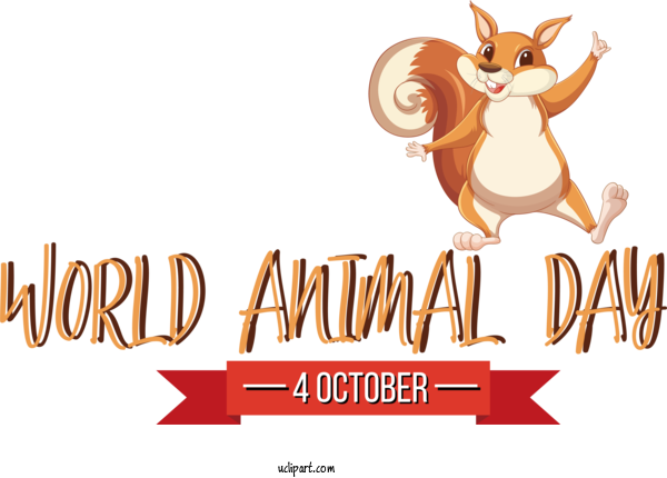 Free Holidays Logo Design Drawing For World Animal Day Clipart Transparent Background