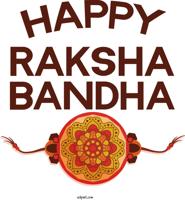 Free Holidays Logo For Raksha Bandhan Clipart Transparent Background